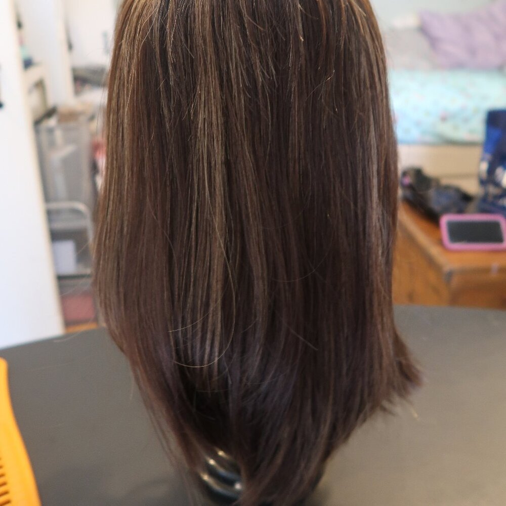 Hair Envy of New York Human Hair Wig Penny with Bangs